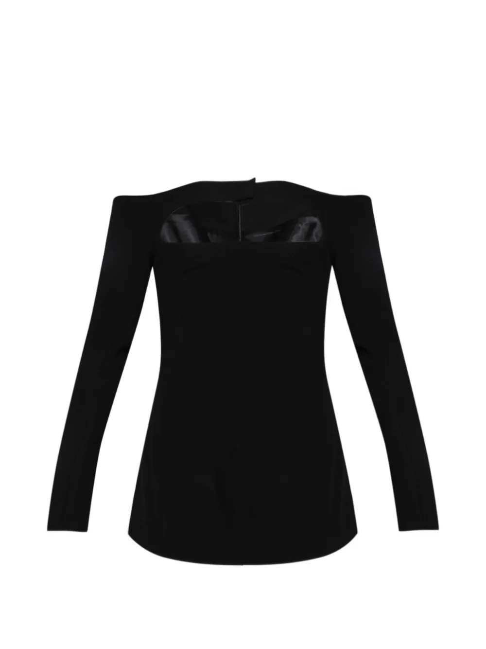 Florence & Fortitude Jordan cutout long-sleeve top - Black