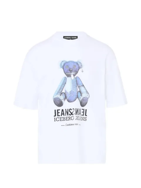 Iceberg graphic-print crew-neck T-shirt
