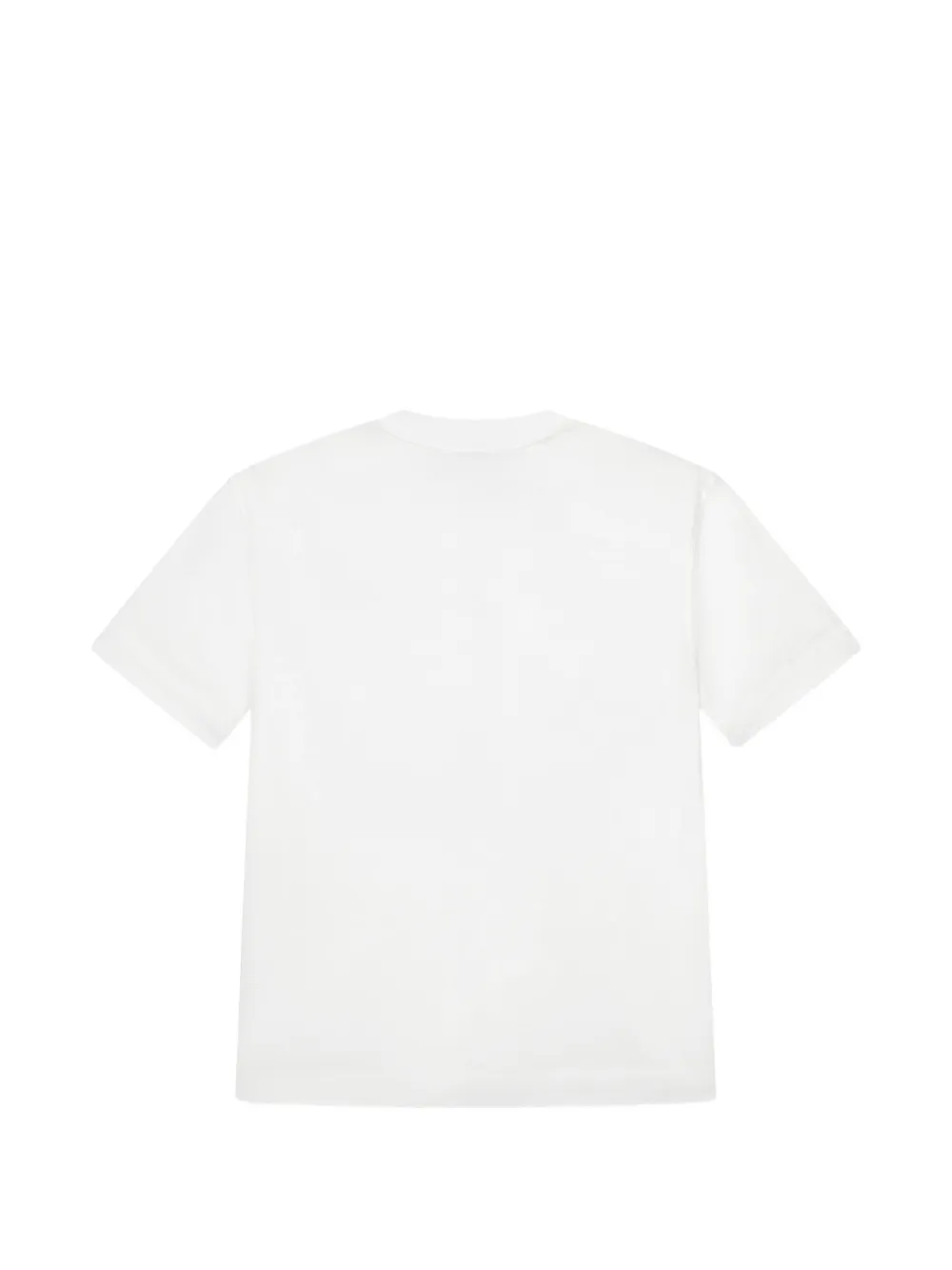 Emporio Armani T-shirt met geborduurd logo Wit