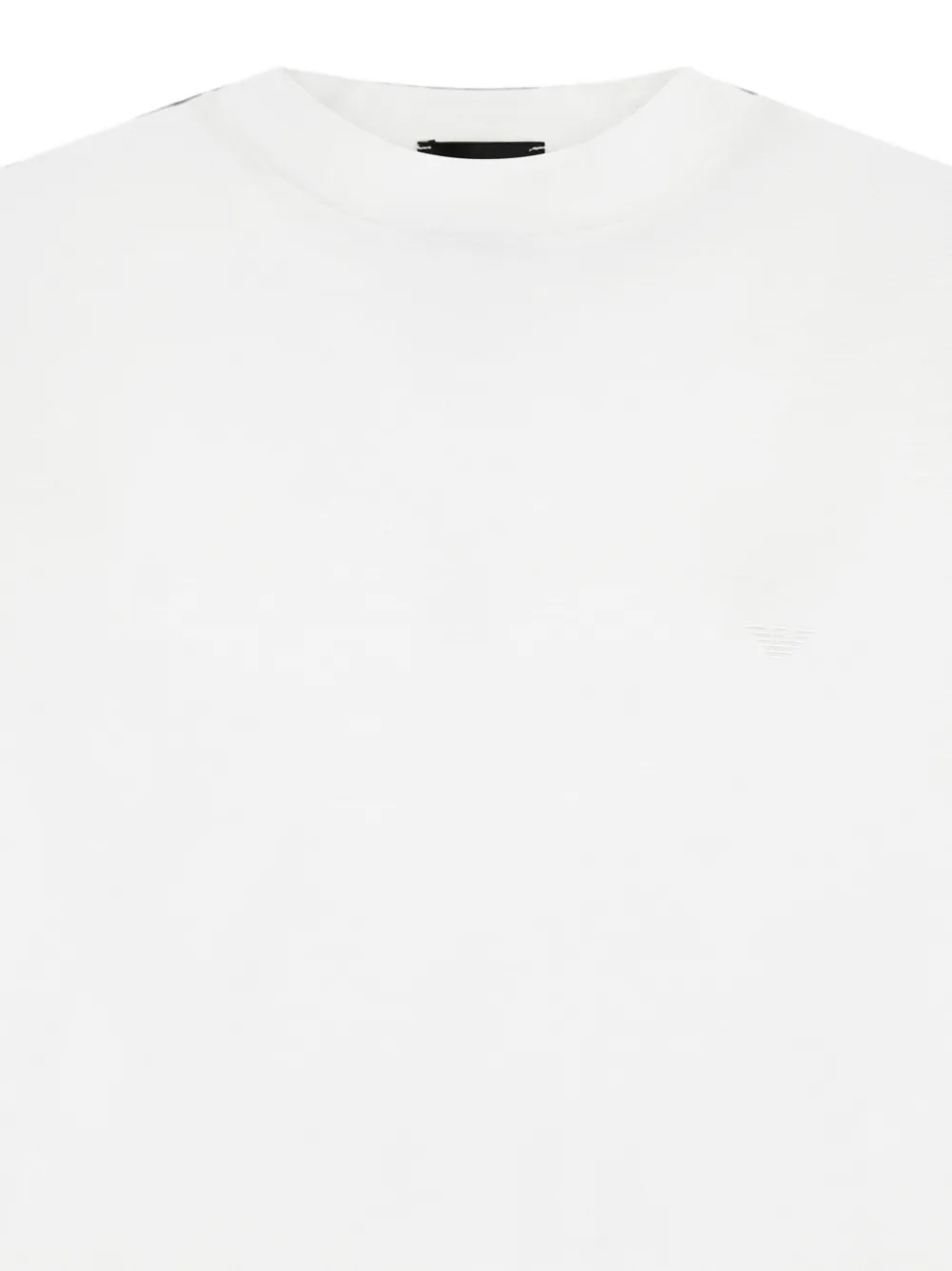 Emporio Armani T-shirt met geborduurd logo Wit