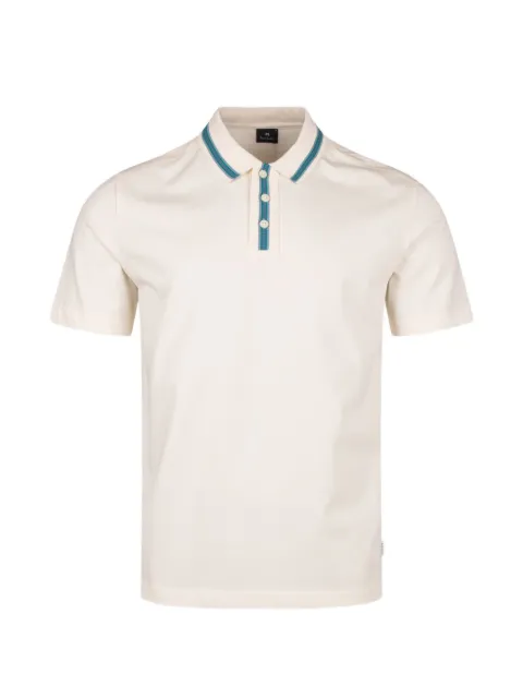 Paul Smith stripe-trim short-sleeve polo shirt