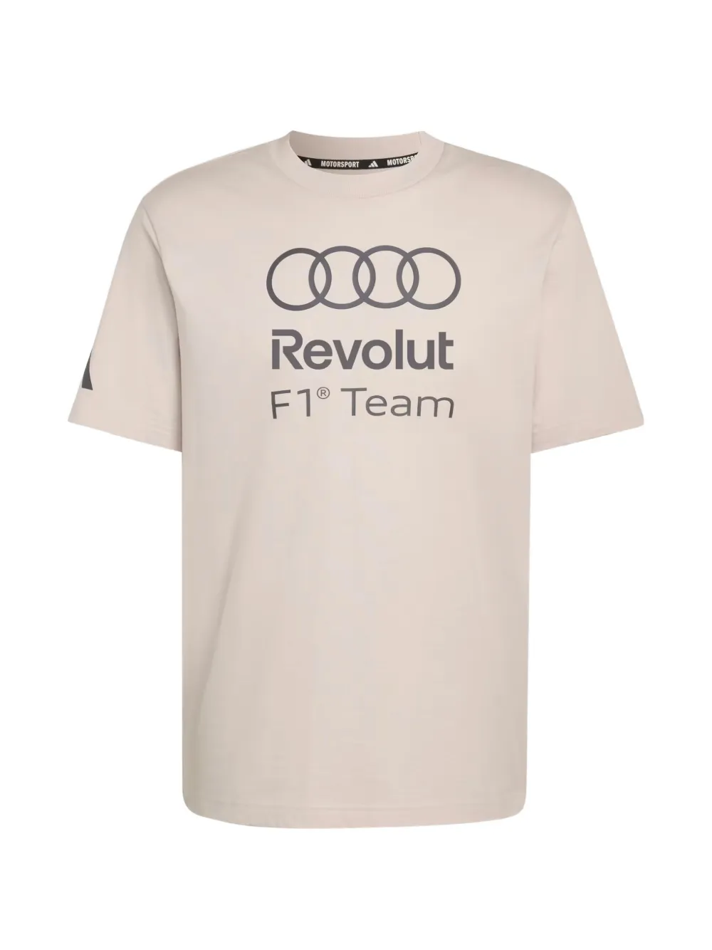 adidas logo-print crew-neck T-shirt - Toni neutri
