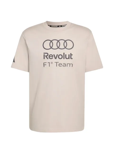 adidas logo-print crew-neck T-shirt