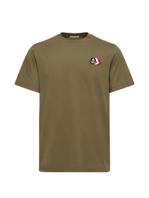 Moncler logo-patch crew-neck T-shirt