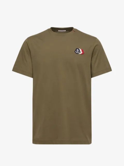 Moncler logo-patch crew-neck T-shirt
