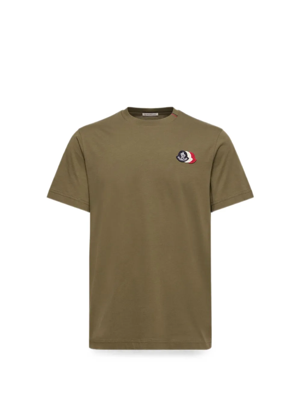 Moncler logo cotton T-shirt Groen