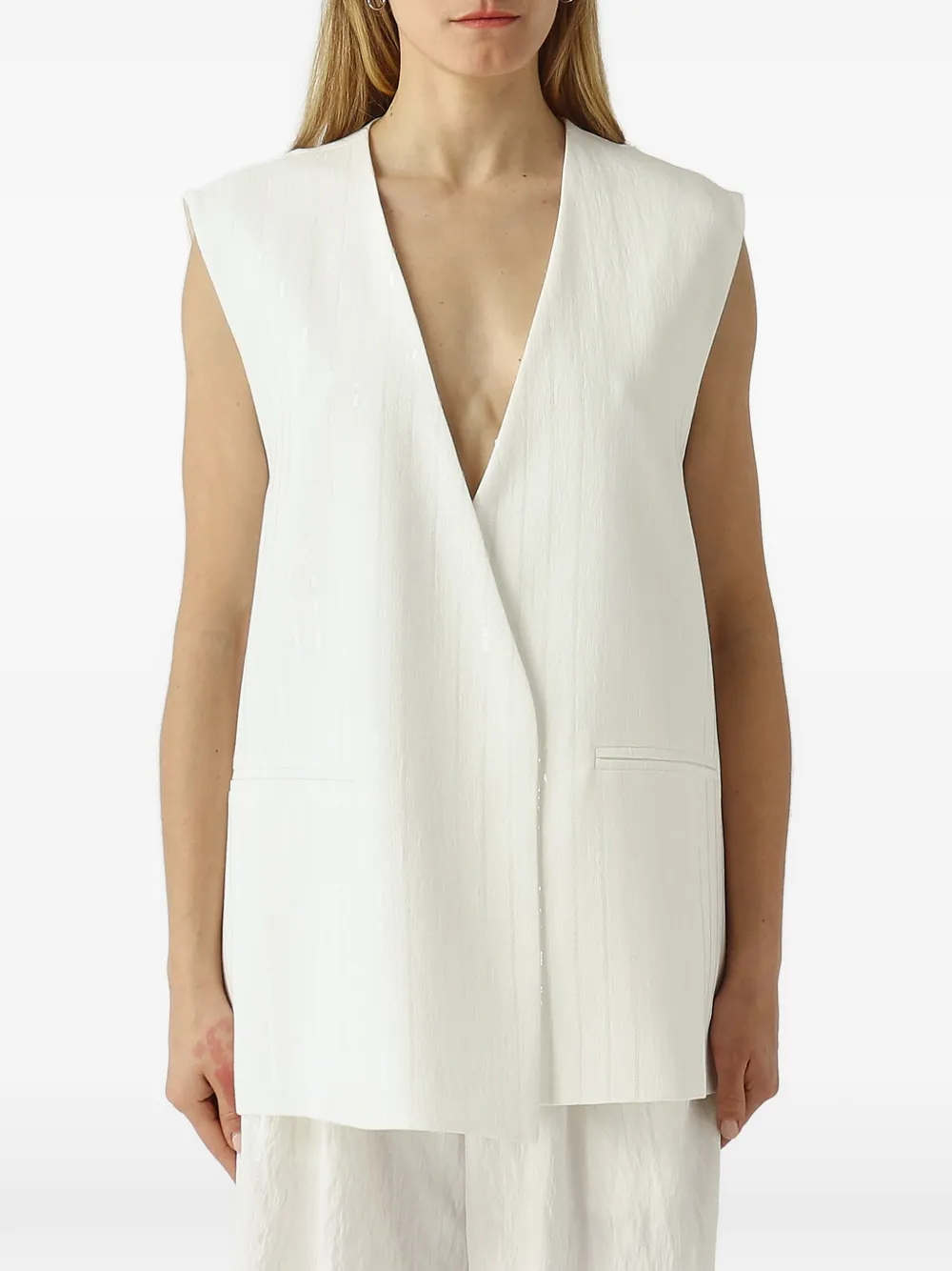 MeimeiJ V-neck gilet
