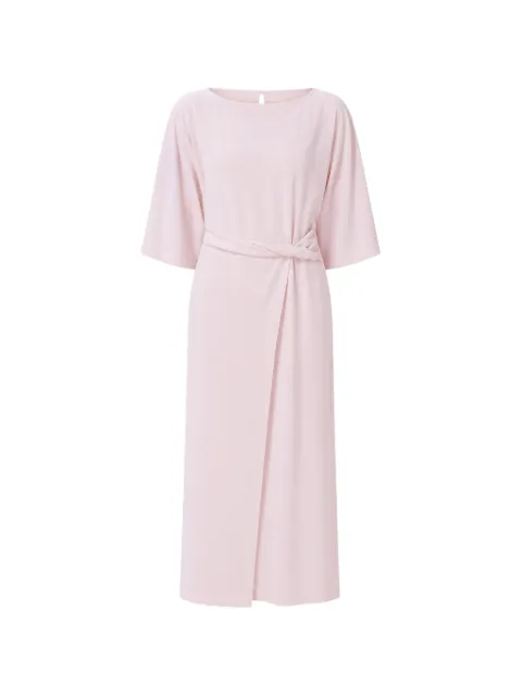 MeimeiJ twist-detail boat-neck midi dress