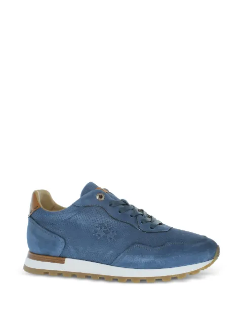 La Martina perforated panelled sneakers