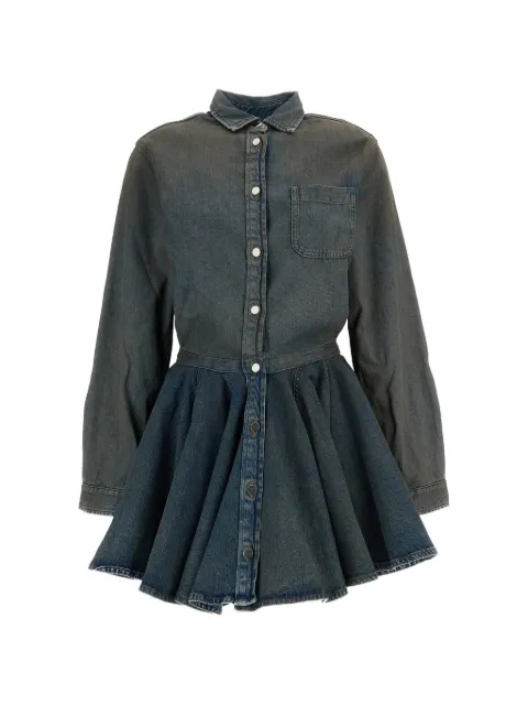 Haikure distressed flared dress