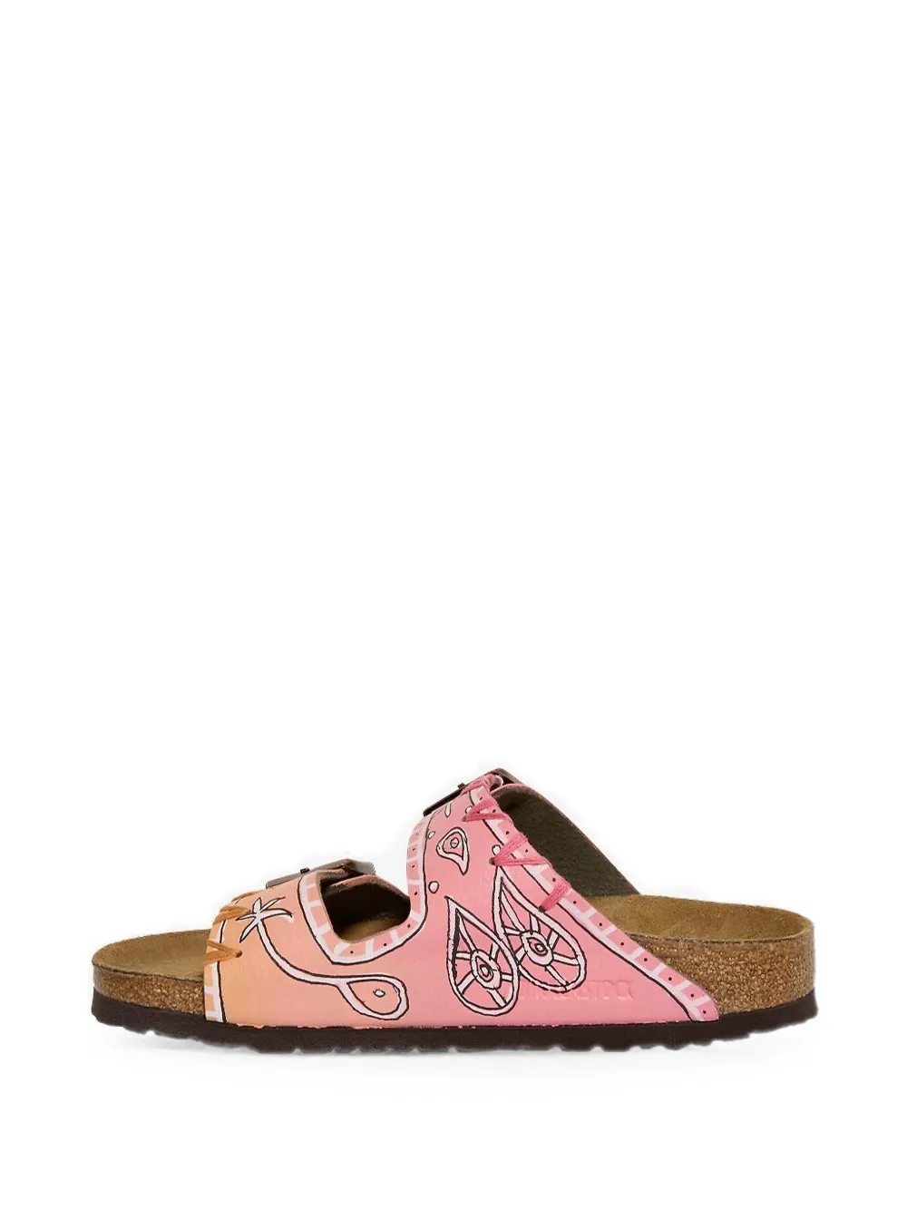 Gio Giovanni Gerosa bandana-print buckle-fastening sandals