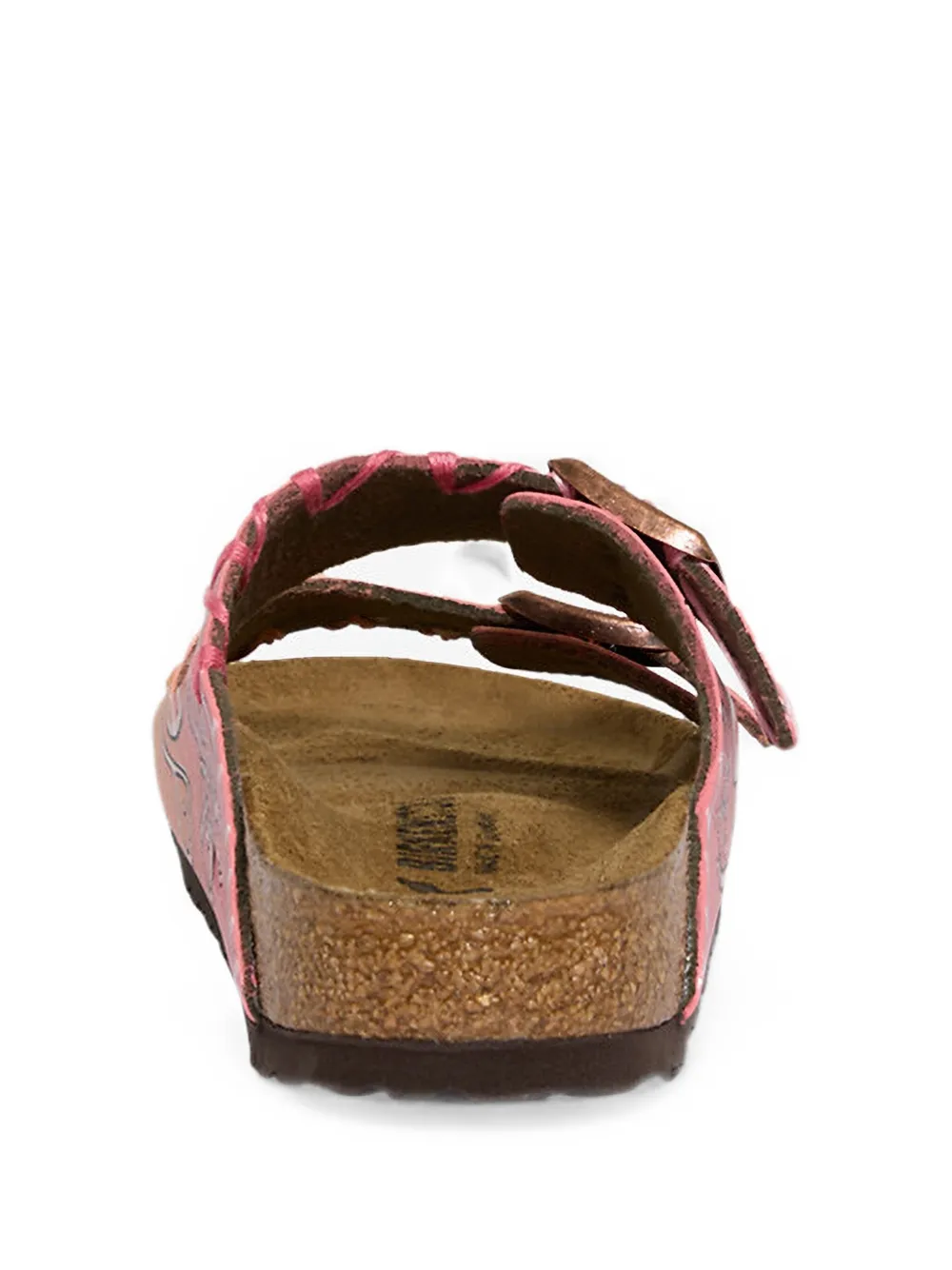 Gio Giovanni Gerosa bandana-print buckle-fastening sandals Roze