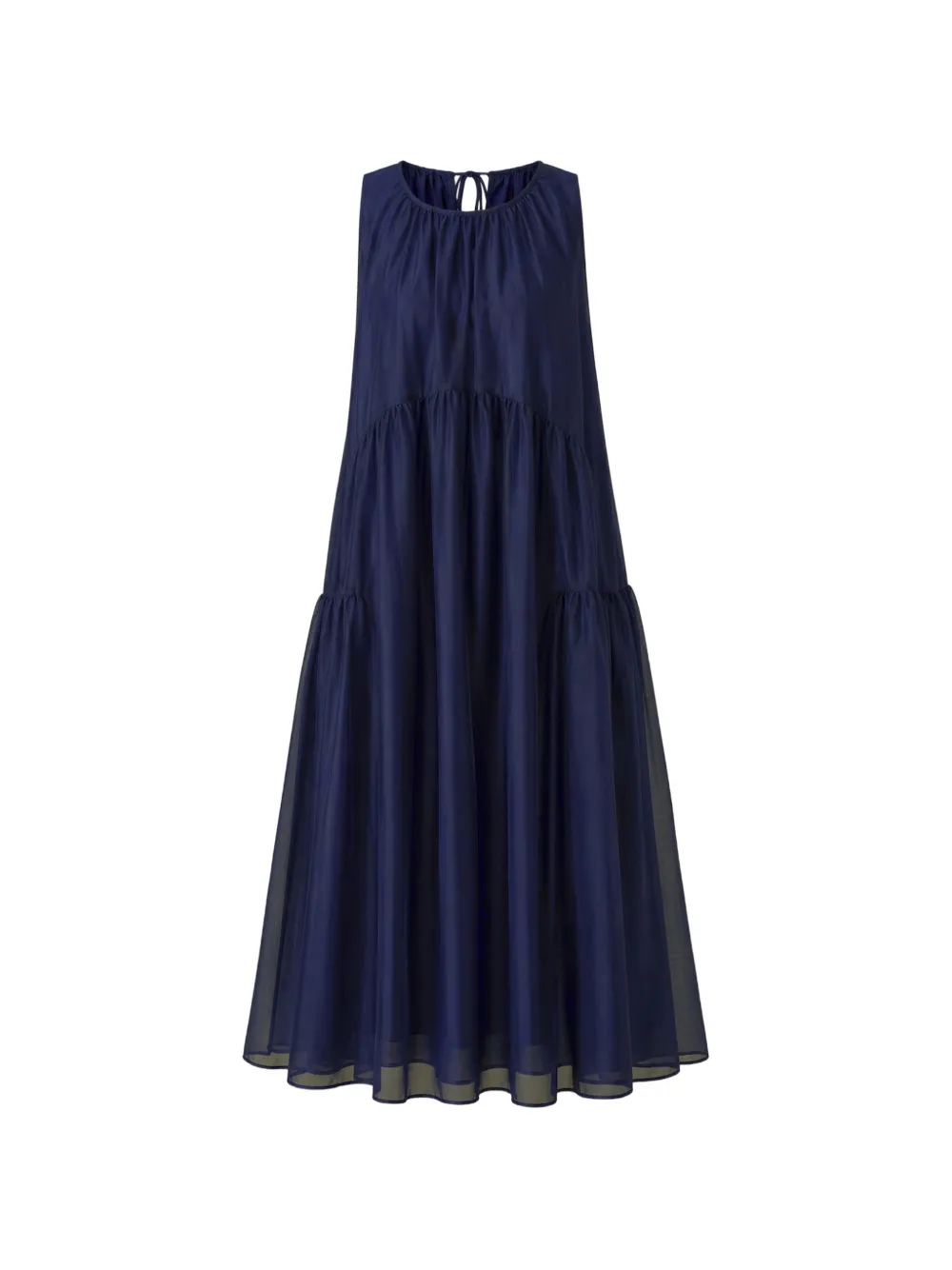 MeimeiJ sleeveless tiered maxi dress - Blue