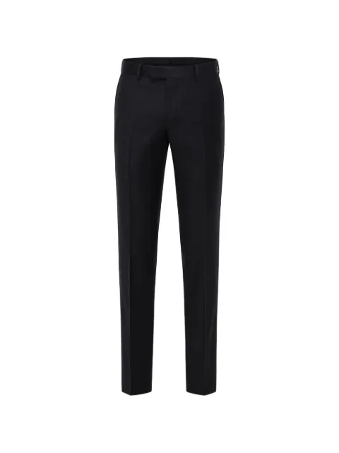 Corneliani concealed-closure wool trousers