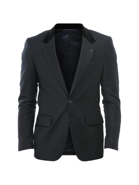 Corneliani velvet-collar blazer