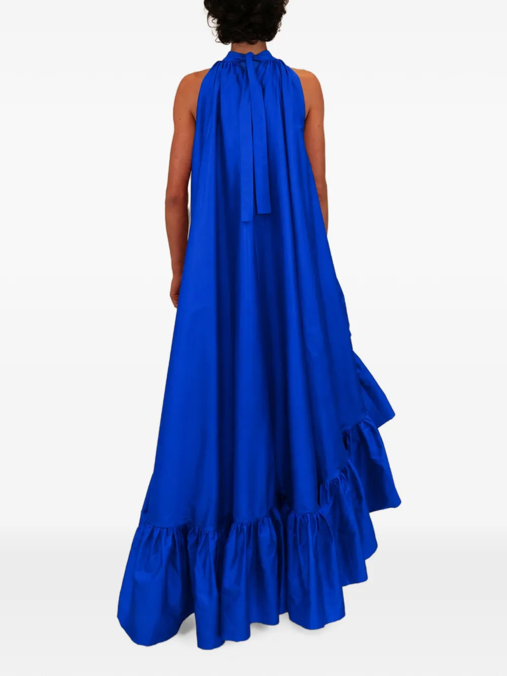 AZEEZA Lucas maxi-dress Blauw