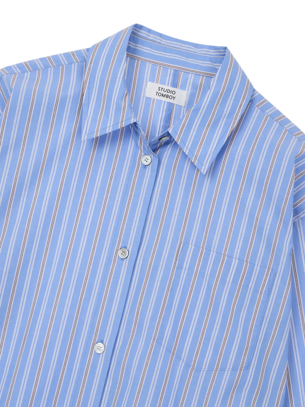 TOMBOY Gestreept blouse Blauw