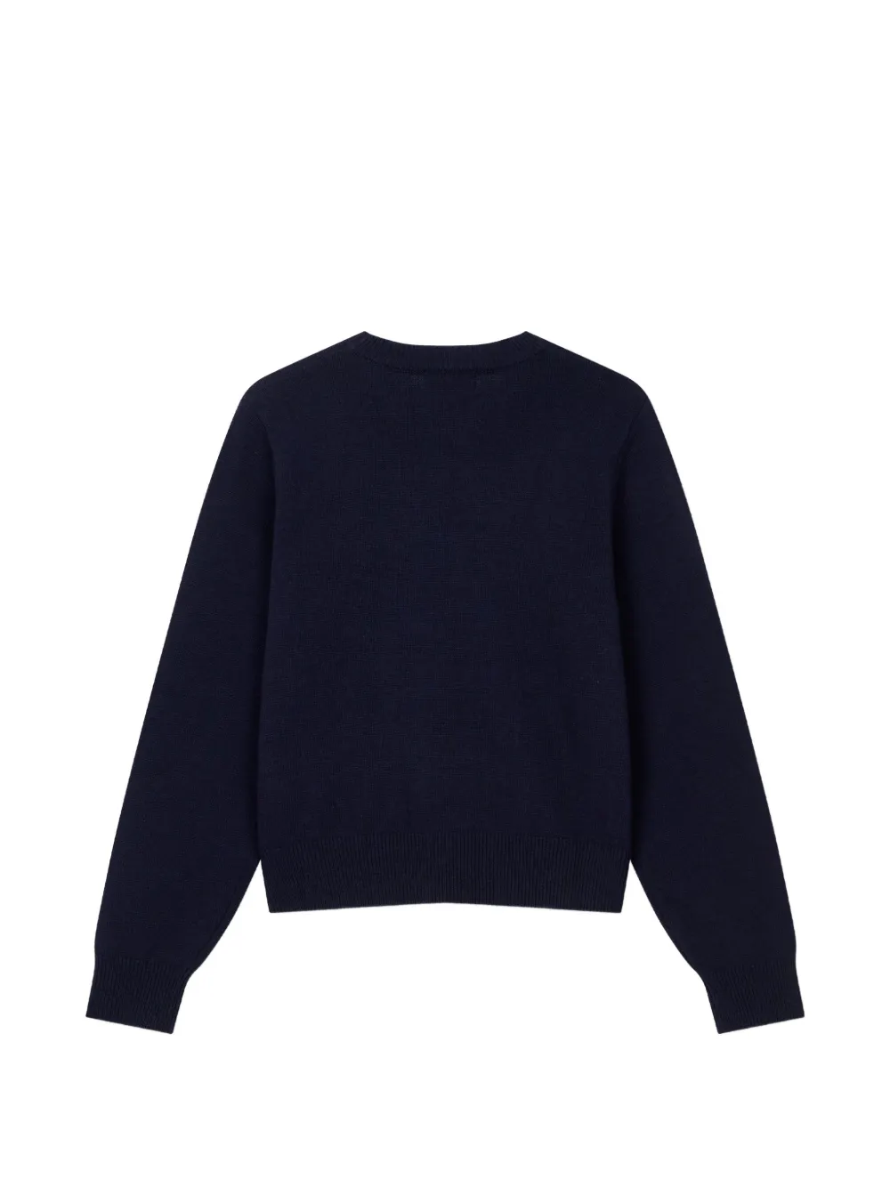 TOMBOY Trui met geribbelde afwerking en ronde hals Blauw