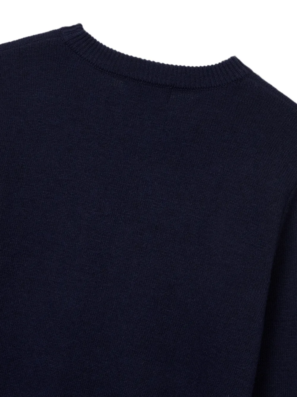 TOMBOY Trui met geribbelde afwerking en ronde hals Blauw
