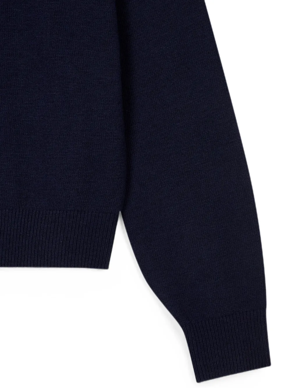 TOMBOY Trui met geribbelde afwerking en ronde hals Blauw