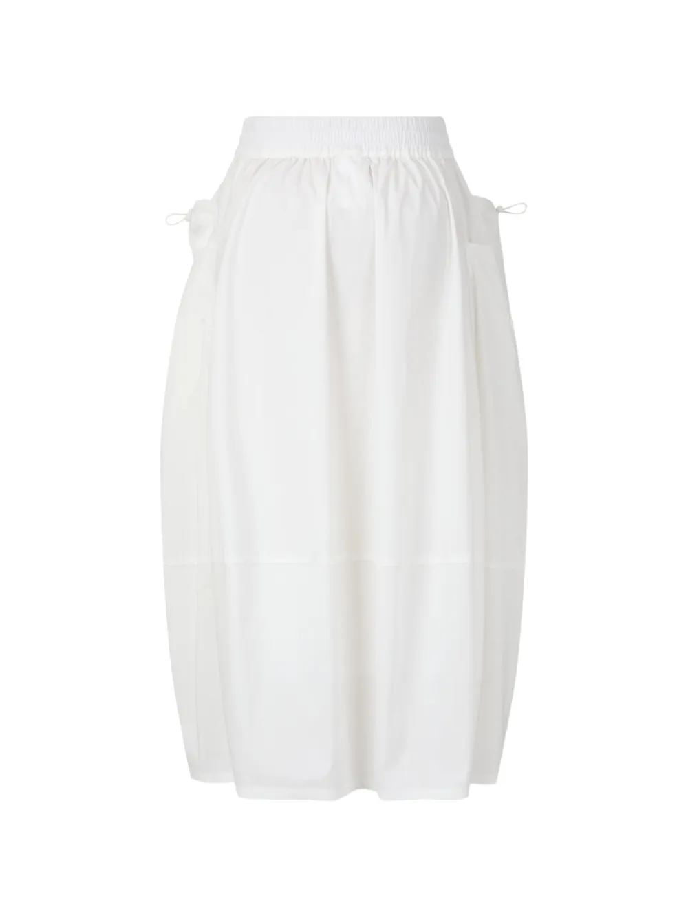 TOMBOY Ballonrok met elastische taille Wit