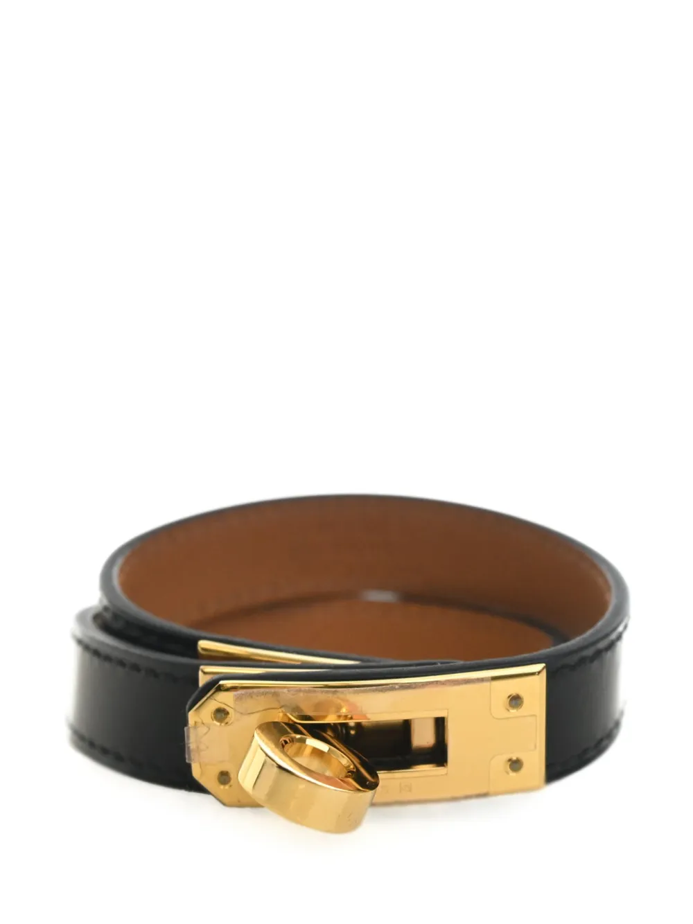 Hermès Pre-Owned 2016 Swift Kelly Double Tour Bracelet costume bracelet - Nero