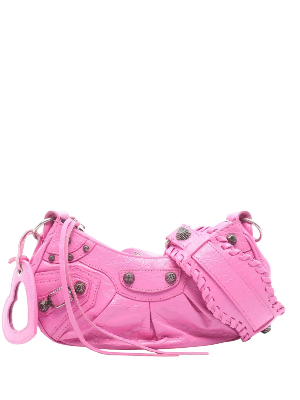 Balenciaga Pre-Owned 2011 Motocross Le Cagole XS Umhängetasche aus Lammleder - Rosa