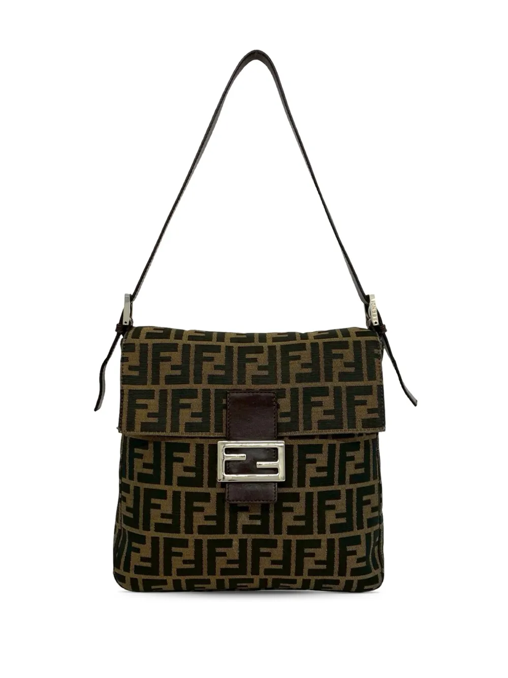 Fendi Pre-Owned 2010-2026 Zucca Canvas shoulder bag - Brown
