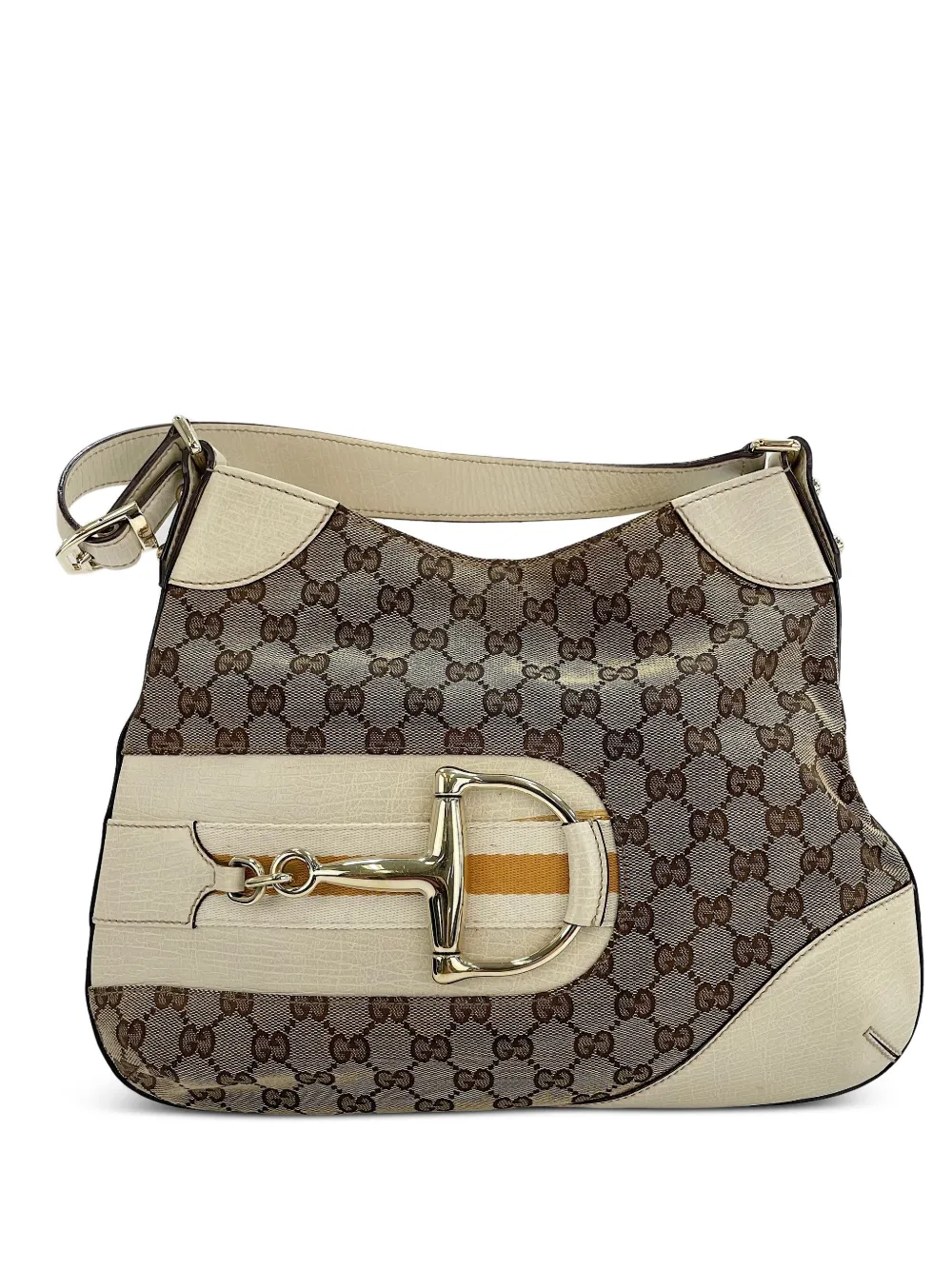 Gucci Pre-Owned 2000 Horsebit Schultertasche - Nude