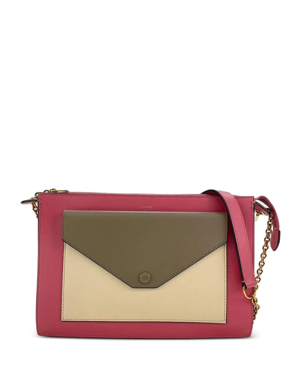 Celine Pre-Owned 2010s Pocket chain shoulder bag - Pink