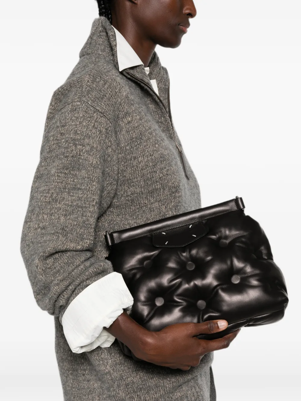 Maison Margiela Glam Slam clutch Zwart