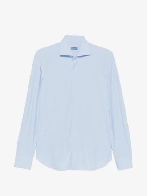Barba spread-collar long-sleeve shirt