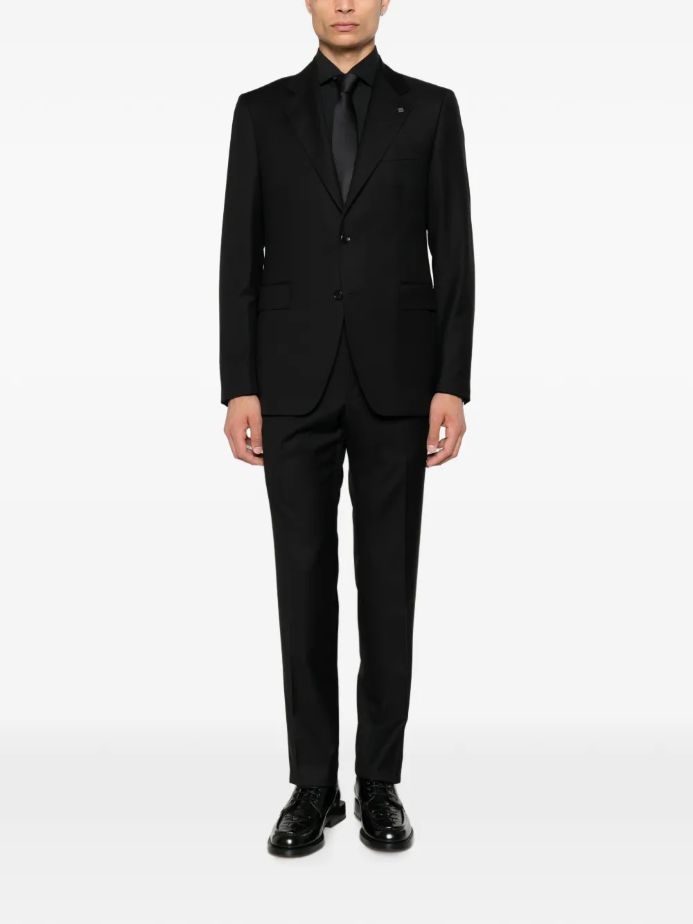Barba Button-up overhemd Zwart