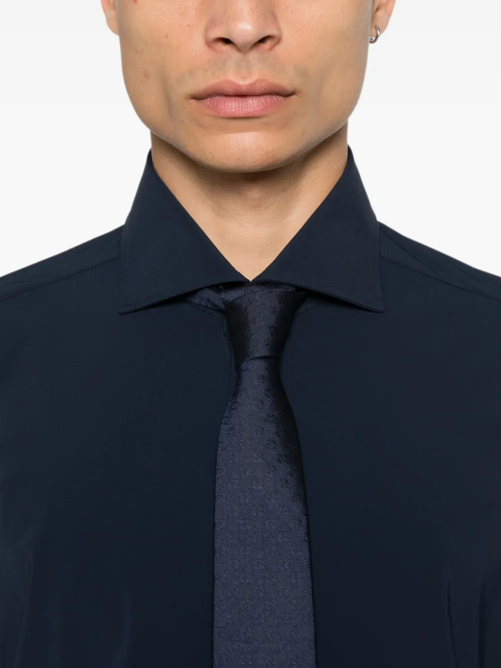 Barba Button-down overhemd Blauw