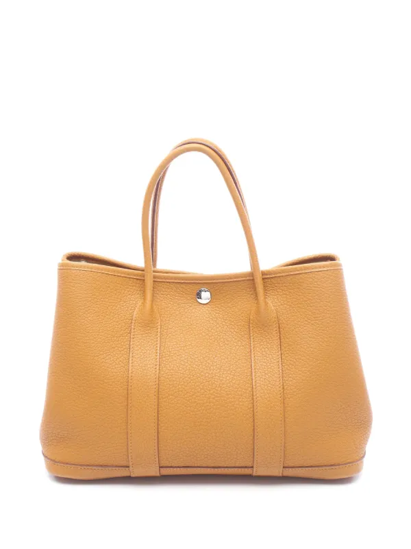 Hermès Pre-owned 2015 Negonda Garden Party 30 Tote Bag in Brown
