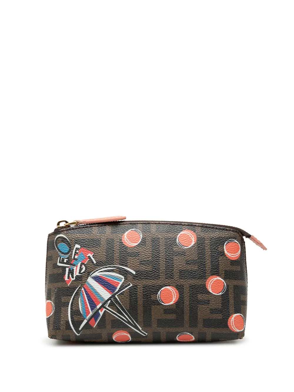 Fendi Pre-Owned 2010-2026 Zucca Ballerinas aus beschichtetem Canvas - Braun