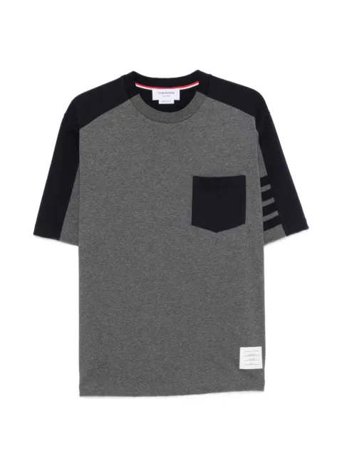 Thom Browne 4-Bar chest-pocket T-shirt