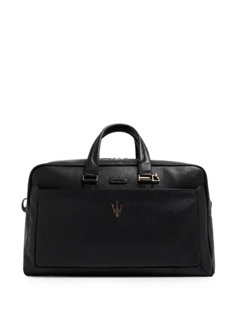 PIQUADRO x Maserati leather holdall