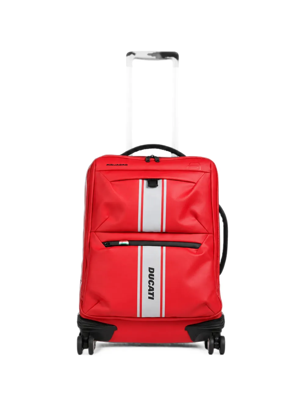PIQUADRO x Ducati koffer met logoprint Rood