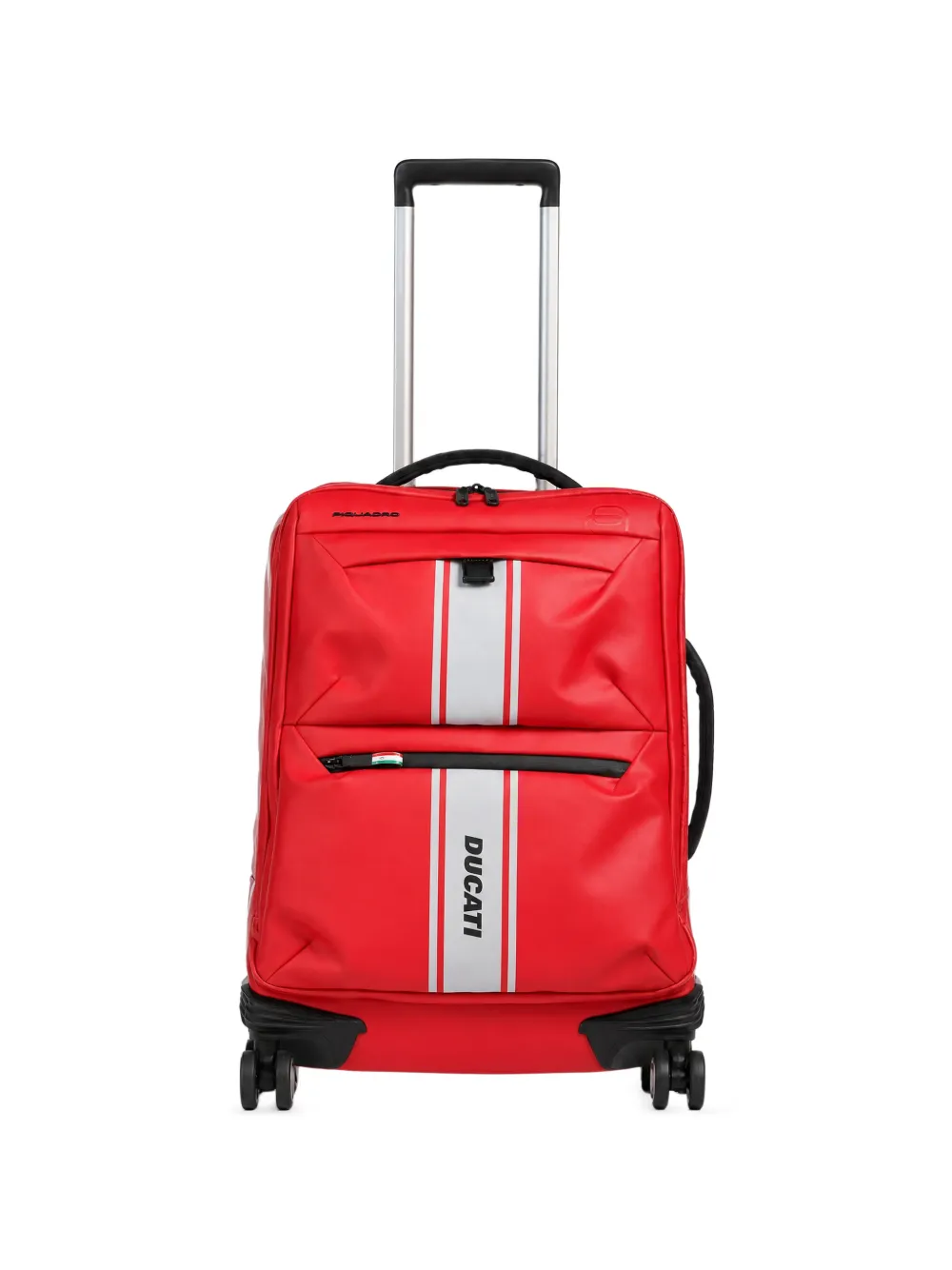 PIQUADRO x Ducati logo-print suitcase - Rosso