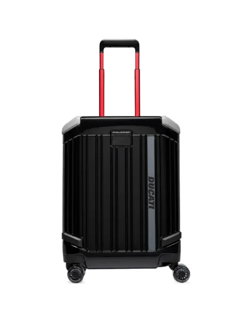 PIQUADRO x Ducati ridged suitcase