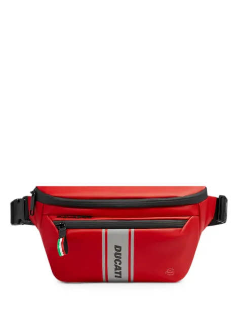 PIQUADRO x Ducati logo-print belt bag