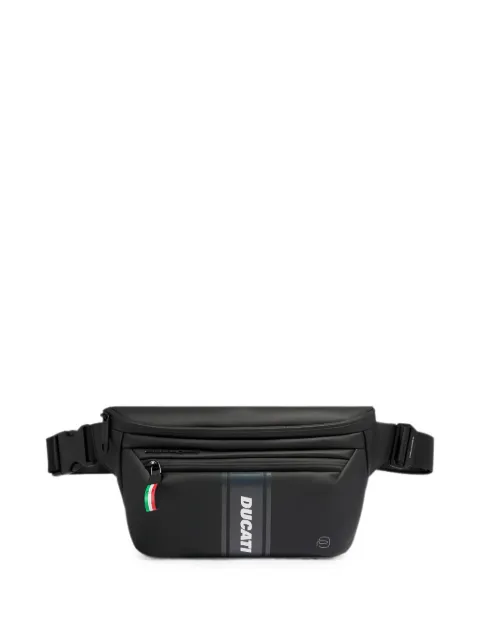 PIQUADRO x Ducati logo-print belt bag