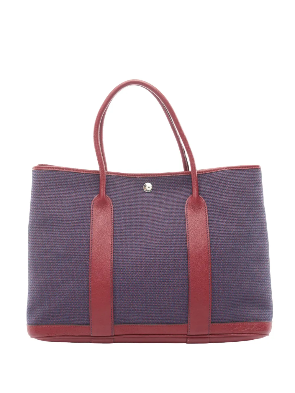 Hermès Pre-Owned 2014 Toile Cross Garden Party Tote Bag 36cm - Blau