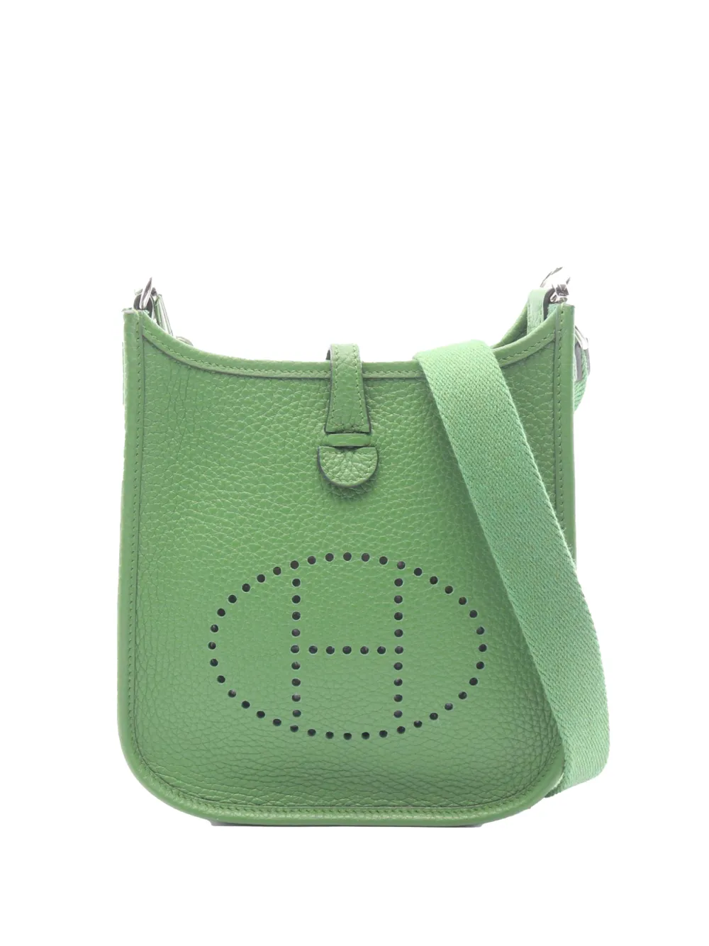 Hermès Pre-Owned 2024 Clemence Evelyne Amazone Umhängetasche 16cm - Grün