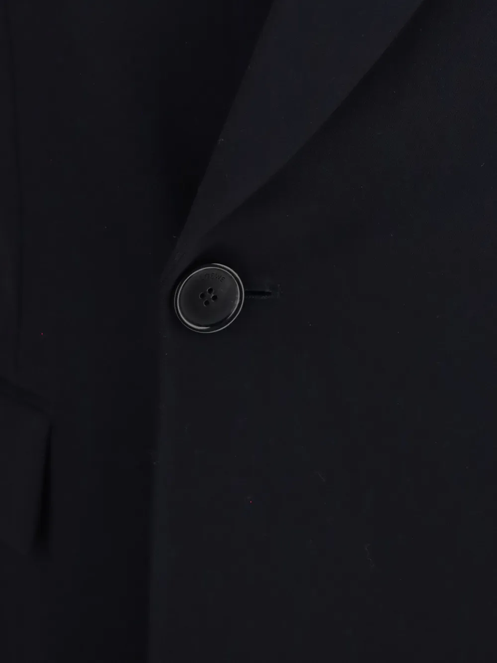 LOEWE double-breasted peak-lapels blazer Blauw