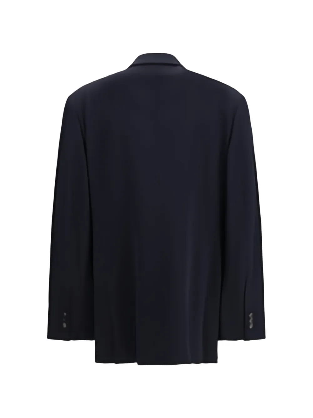 LOEWE double-breasted peak-lapels blazer Blauw
