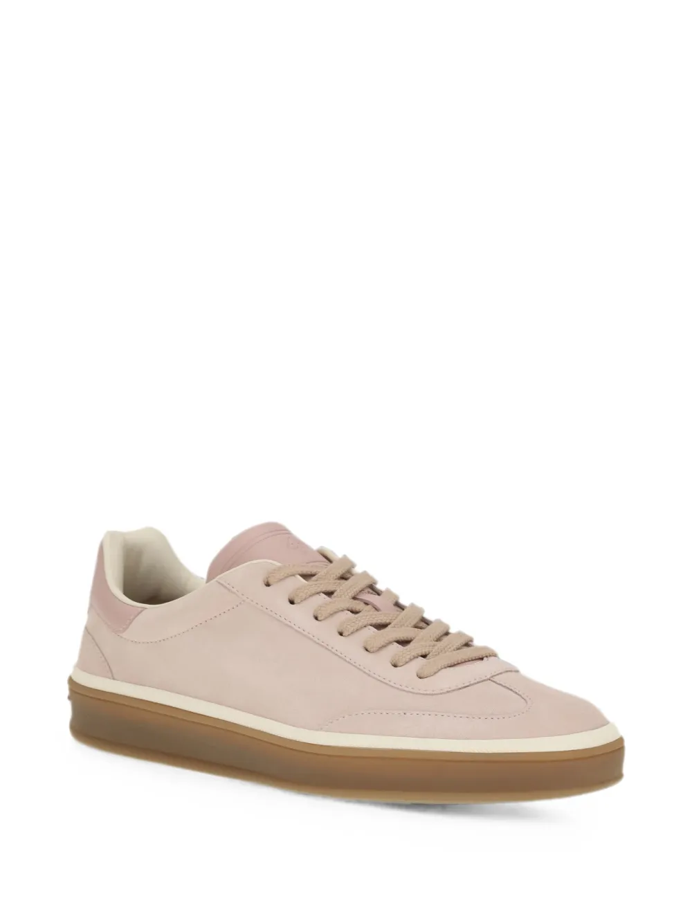Loro Piana Tennis Walk suede sneakers Roze