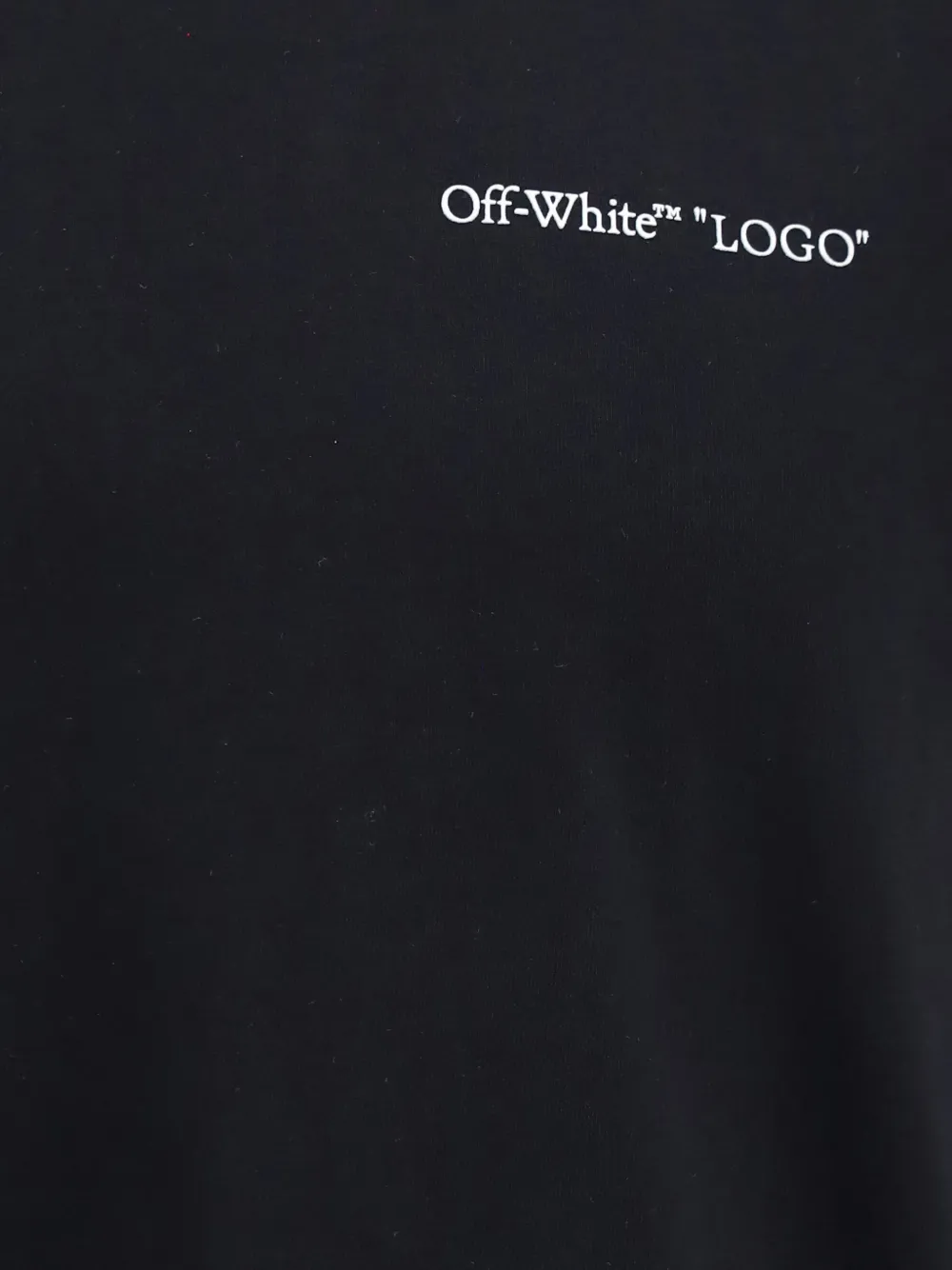 Off-White T-shirt met logoprint Zwart