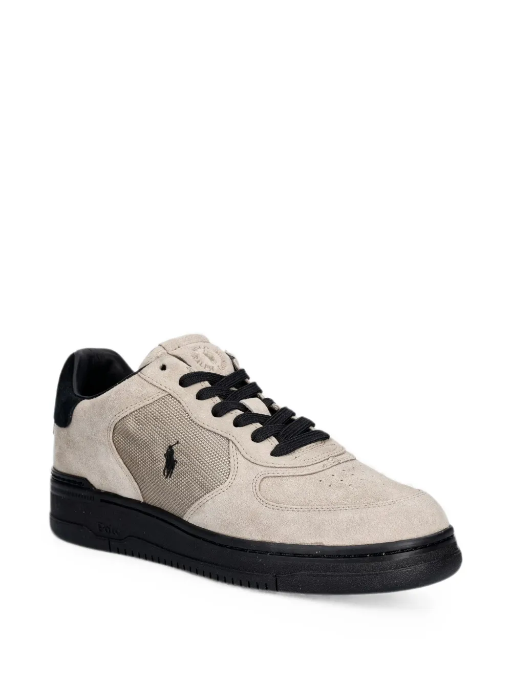 Polo Ralph Lauren Masters Crt logo-embroidered panelled sneakers Beige